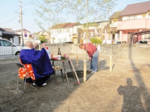 地鎮祭が執り行われました。